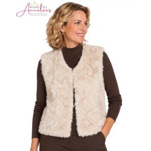 Micha Gilet nepbont 106323 Beige